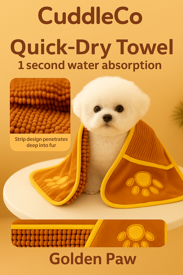 CuddleCo Pets Quick-Dry Towel